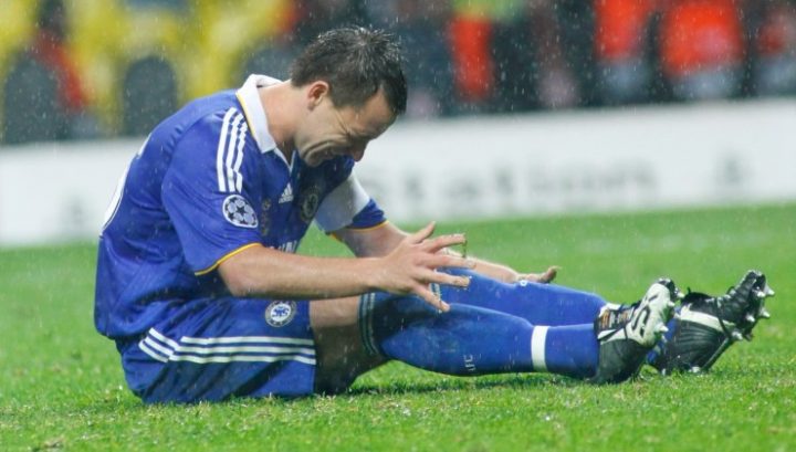 Le lacrime di Terry dopo il rigore sbagliato al Luzhniki (Imago)