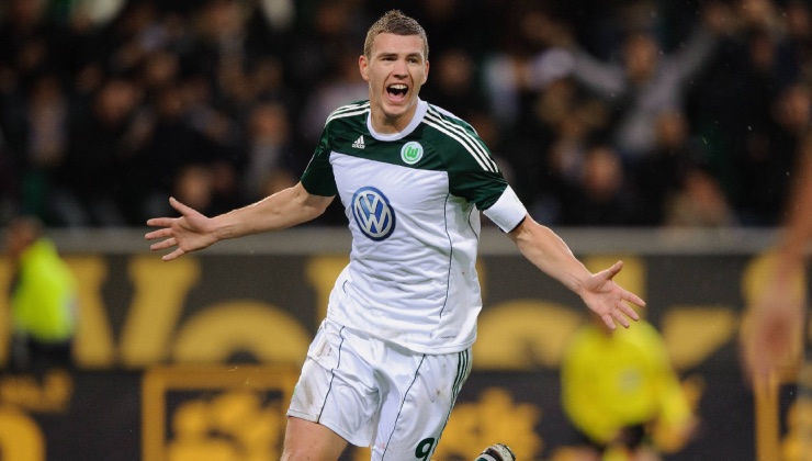 Edin Dzeko ai tempi del Wolfsburg (IMAGO)
