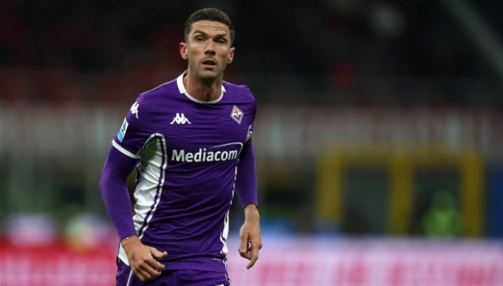 Gosens con la maglia della Fiorentina (Imago)