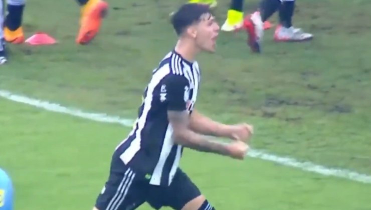 Isaac dell'Atletico Mineiro (Screen da YouTube)