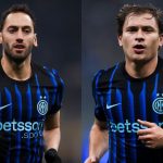 Hakan Calhanoglu e Nicolò Barella, centrocampisti dell'Inter (IMAGO)