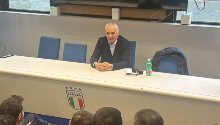 Mauro Meluso docente nel corso per i Match Analyst a Coverciano