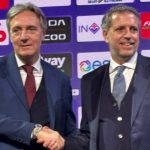 Ferrari e Paratici (credit Giovanni Zecchi | Violanews)