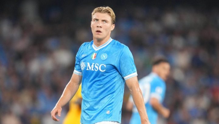 L'attaccante del Napoli, Rasmus Hojlund (IMAGO)