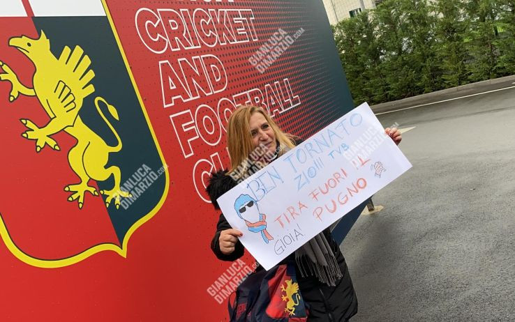 Ballardini ritorno Genoa tifosa striscione GDM