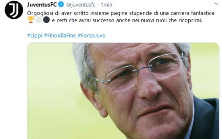 Juventus Lippi saluto addio screen