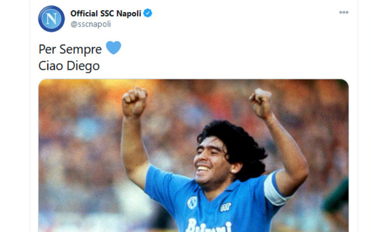 Napoli addio Maradona screen