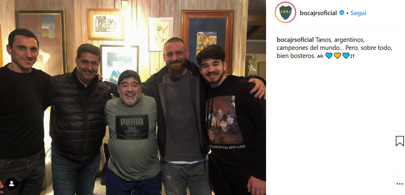 de rossi maradona IG BOCA