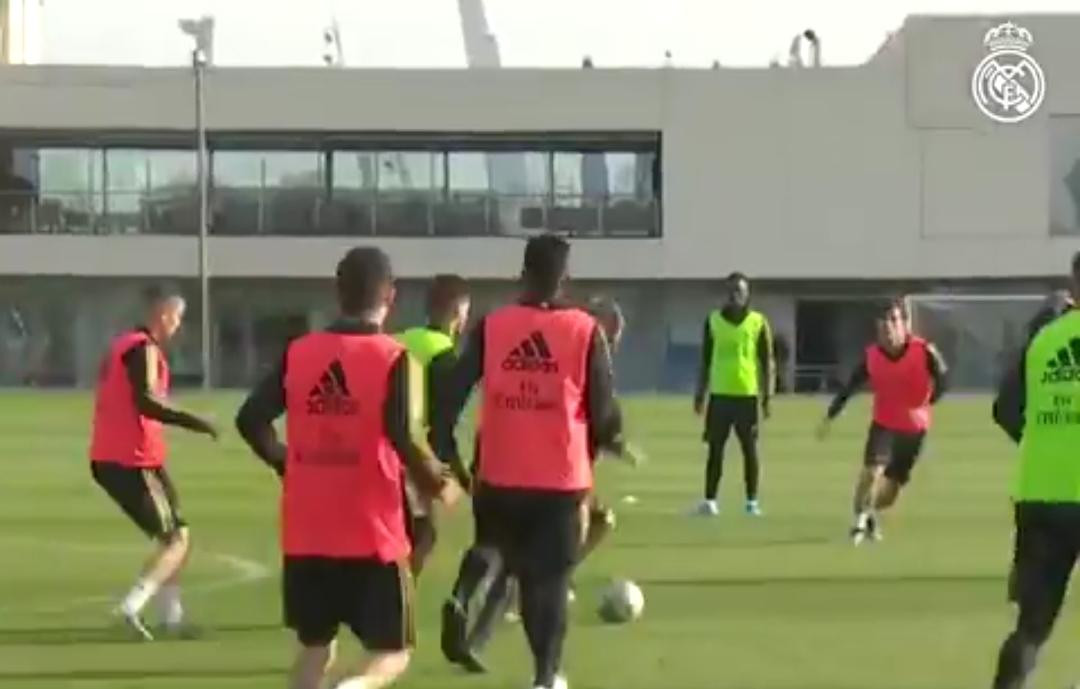 real madrid allenamento 2 screen