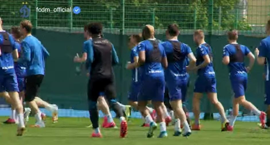 dinamo mosca squadra allenamento SCREEN