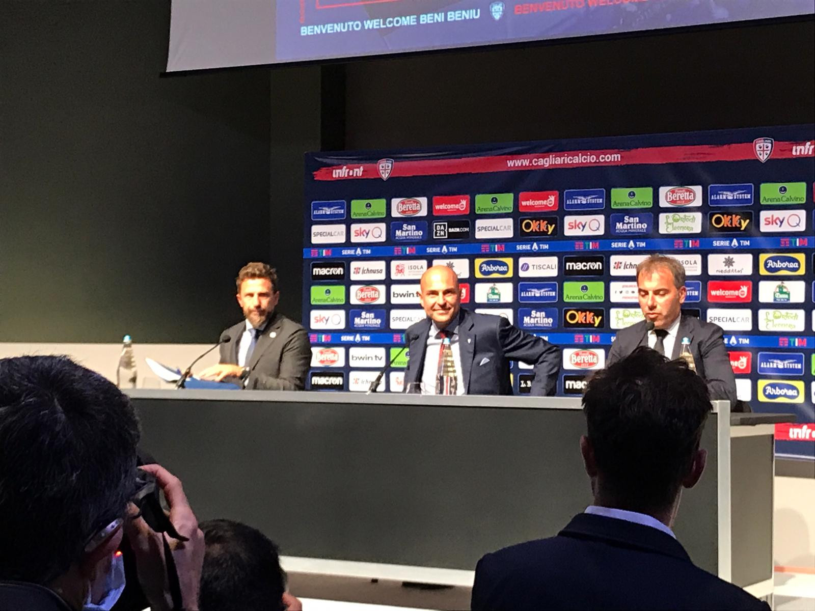 Di Francesco conferenza Cagliari 1 GDM