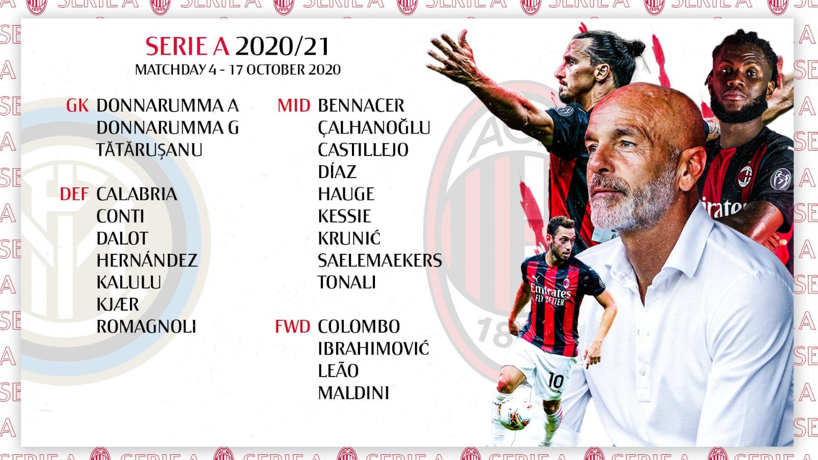 convocati milan screen